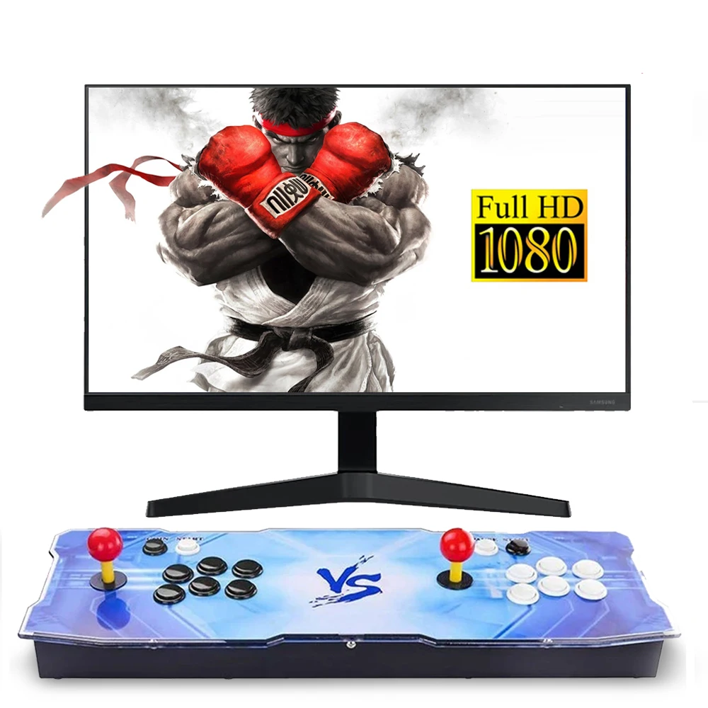 Pandora box retro arcade console with more than 1000 games for 1 and 2 players arcade arcade game console with levers stick video games 2D 3D 1080 HD