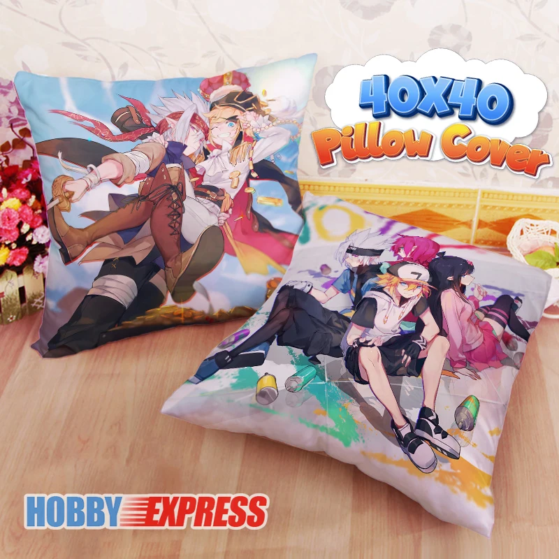 

Hobby Express NEW Bump World 40x40cm Square Anime Dakimakura Throw Pillow Cover FBZ698