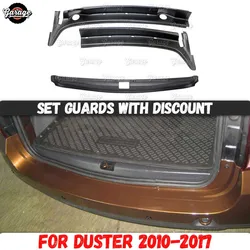 Set of guard covers for Renault / Dacia Duster 2010-2017 ABS plastic jabot and protective plate in luggage car styling tuning