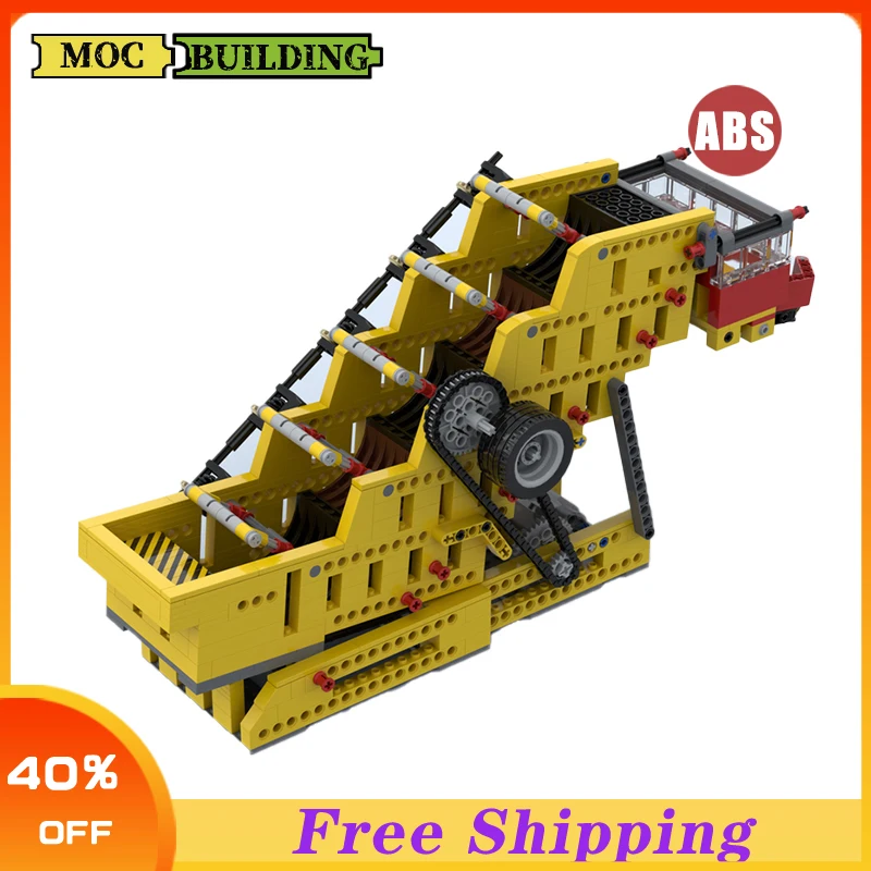 

Строительный блок MOC подметание лестницы GBC модуль коллекционные игрушки подарки на день рождения