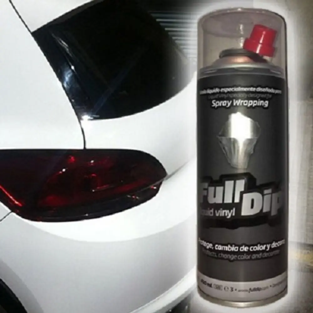 Smoky headlights SPRAY FULL DIP black glitter liquid vinyl SPRAY 400 ml