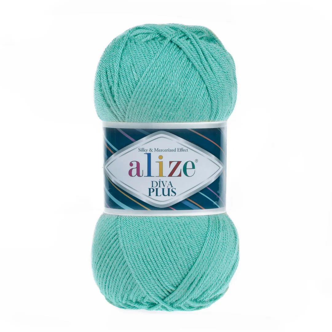 Alize Diva Plus Yarn Hand Knitting Handmade DIY Acrylic Bikini Dress Blouse Amigurumi Mercerized Effect Vest Blanket Sweater