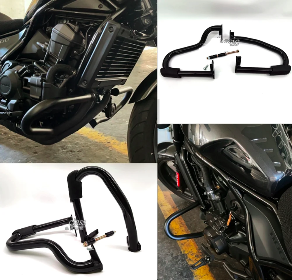 

Engine Guard Highway Crash Bar Motorcycle Cruiser Bike for Honda Rebel CMX1100 2021+