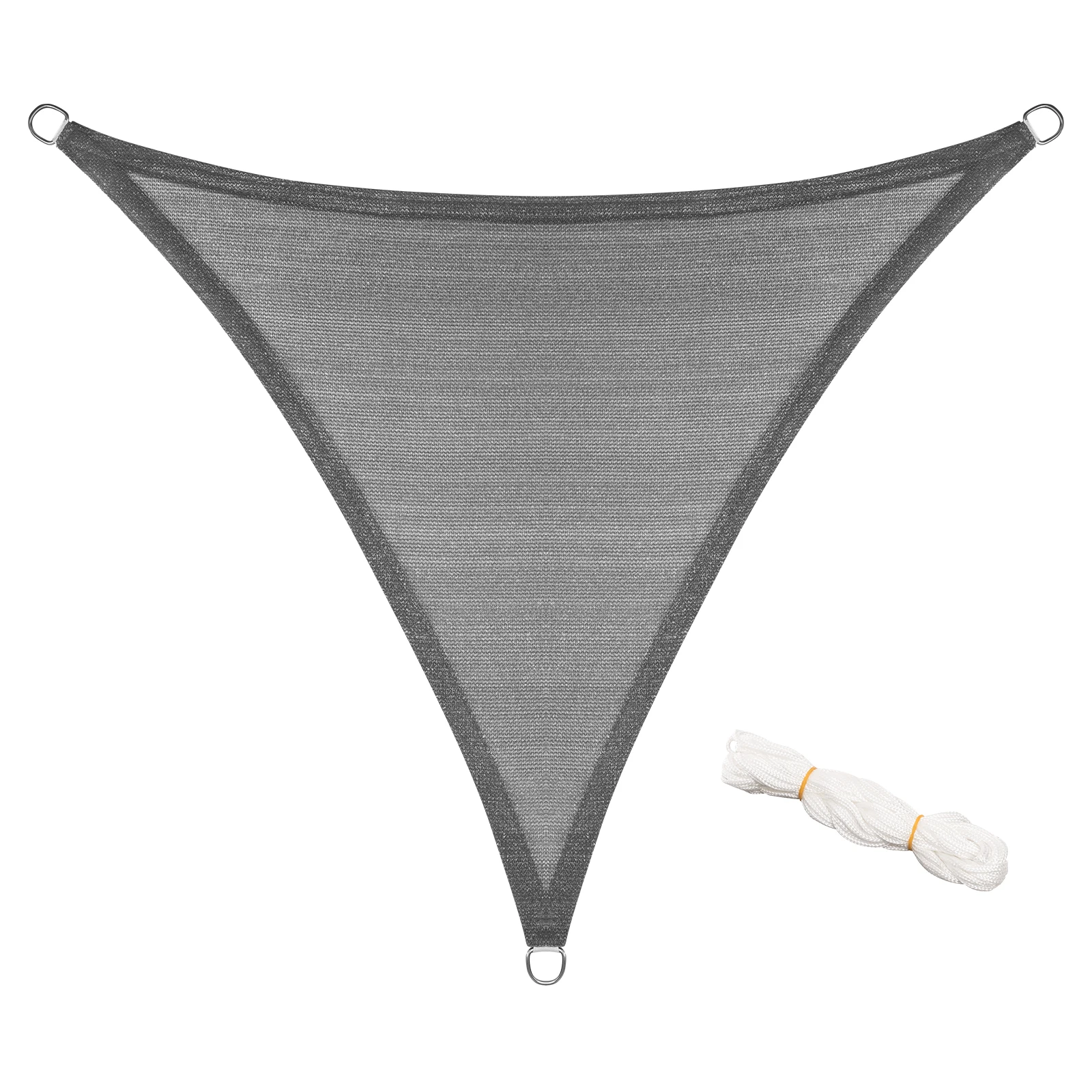 Driehoek Luifel Schaduwzeil UV-bescherming Ademend Zon Windbescherming HDPE voor luifel Tuin Patio Camping Zwembad Buiten