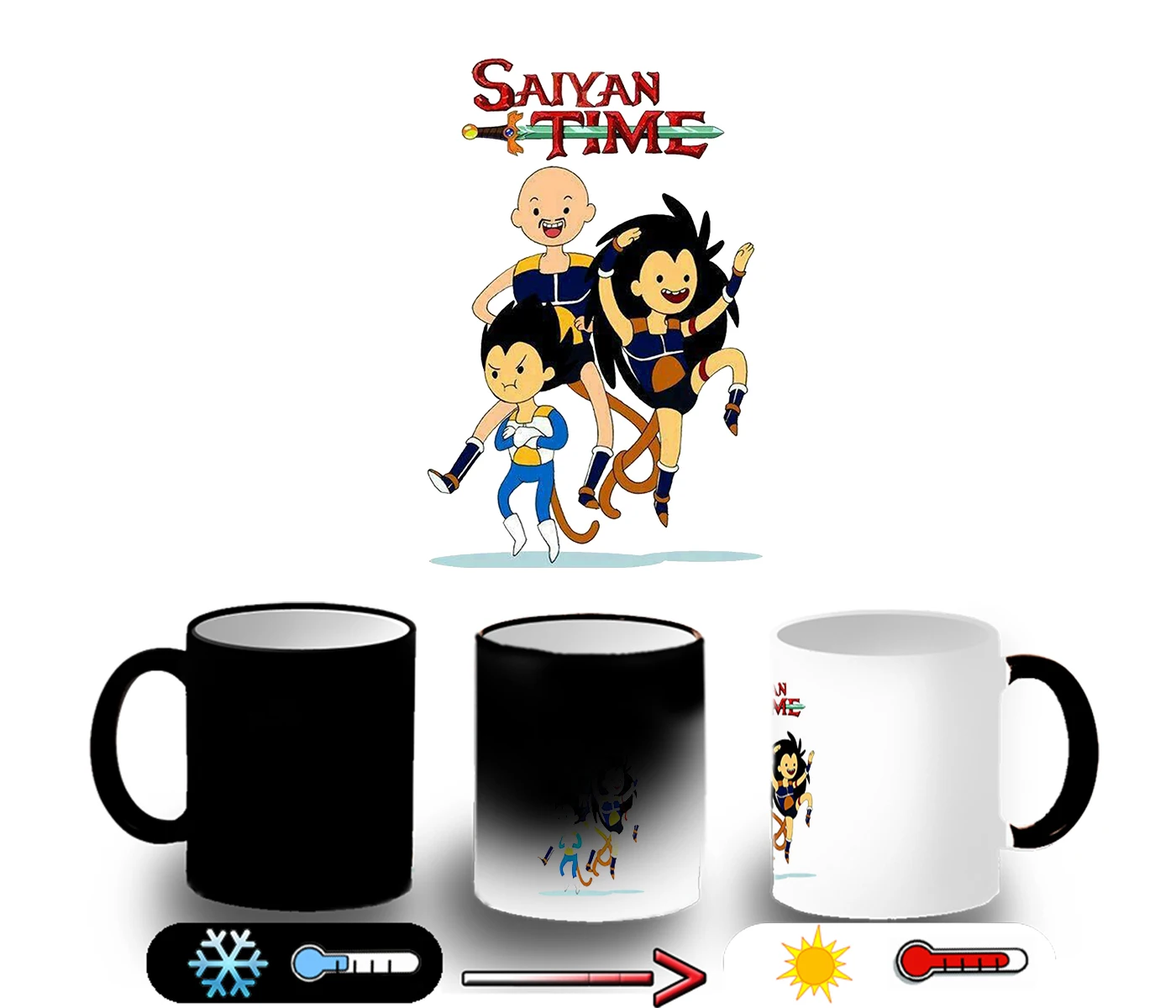 Magic CUP SAYAN TIME ANIME magic mug