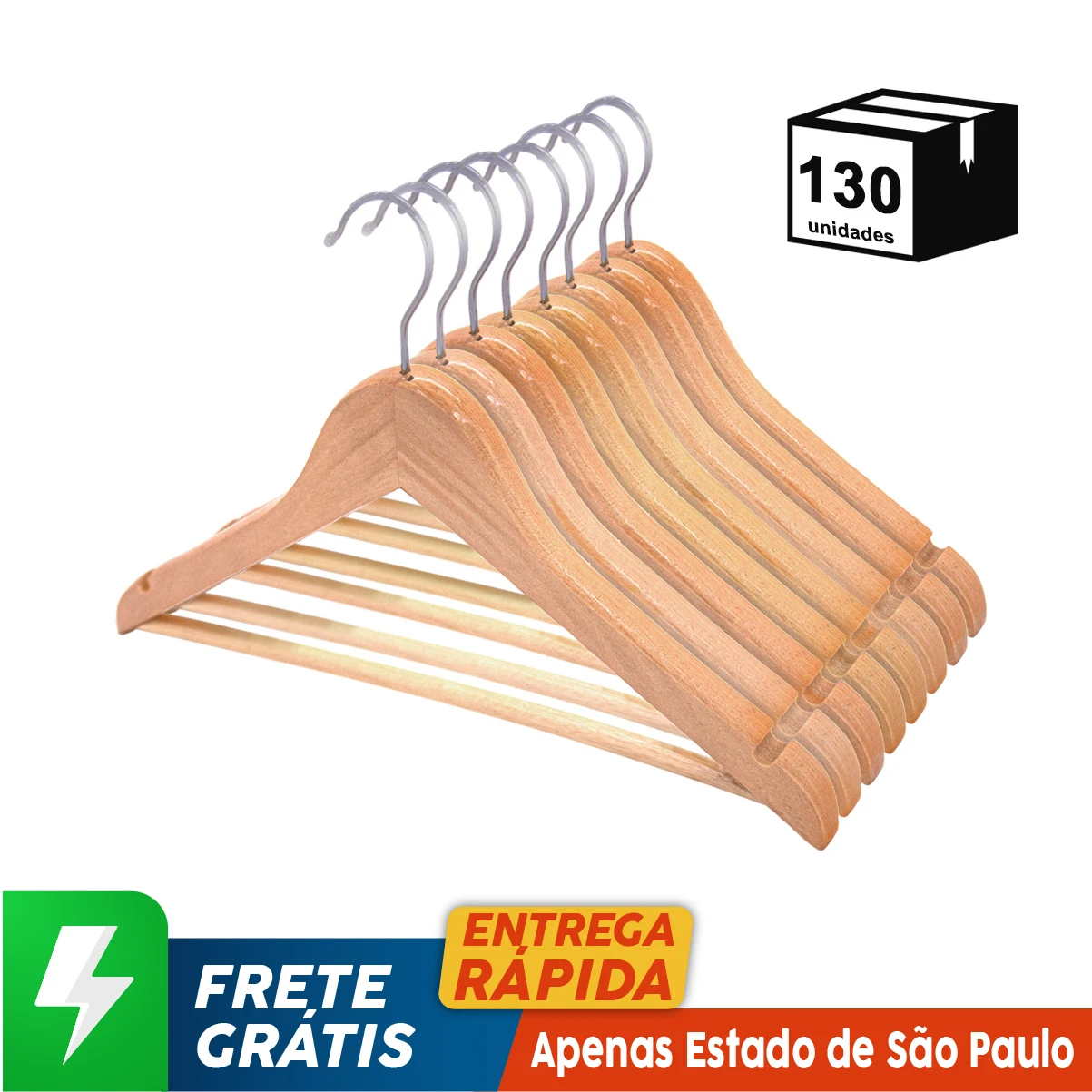 130 Cabides De Madeira Envernizada Marfim Suporte Cava 360 Graus Guarda-Roupas Unissex Closet Organizador Vestido Calças Camisas