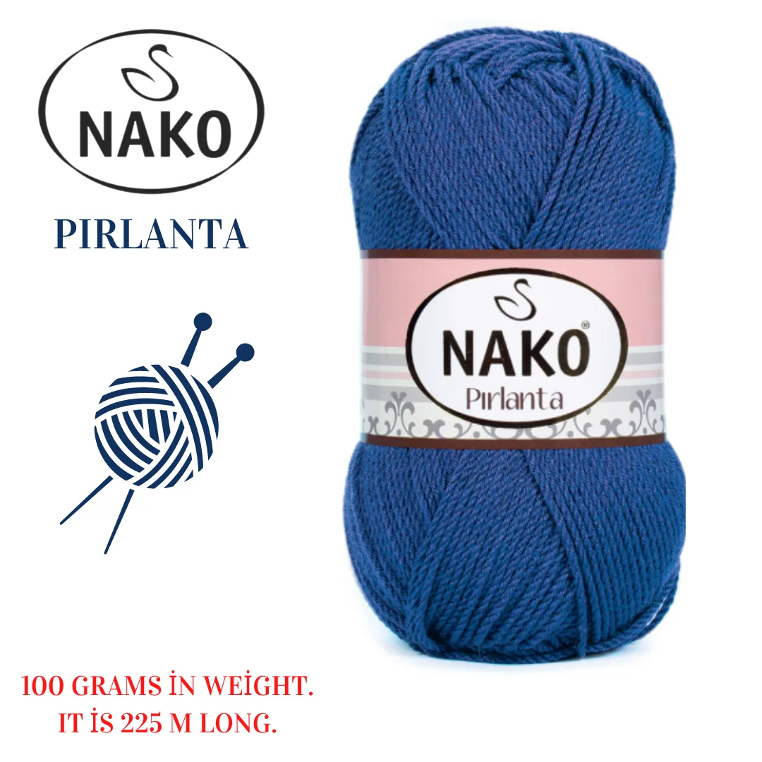 Nako Pirlanta NAKO PIRLANTA Knitting Nako diament % 100 mikro przędza akrylowa przędza Amigurumi przędza akrylowa Bikini wzór