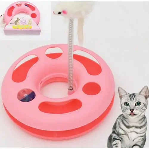 Rattlesnake Peluşlu Crazy Circle Cat Toy