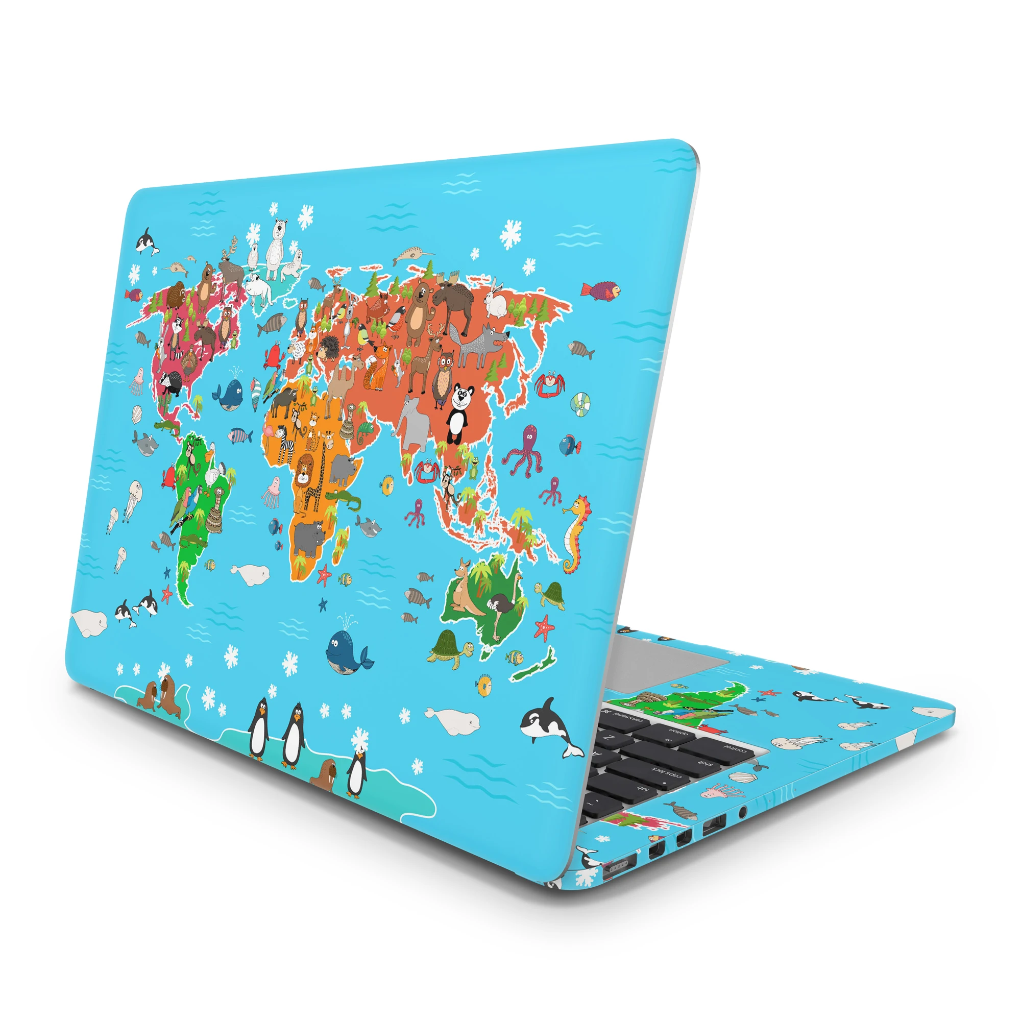 Sticker Master World Of Animals Laptop Vinyl Sticker Skin Cover For 10 12 13 14 15.4 15.6 16 17 19 