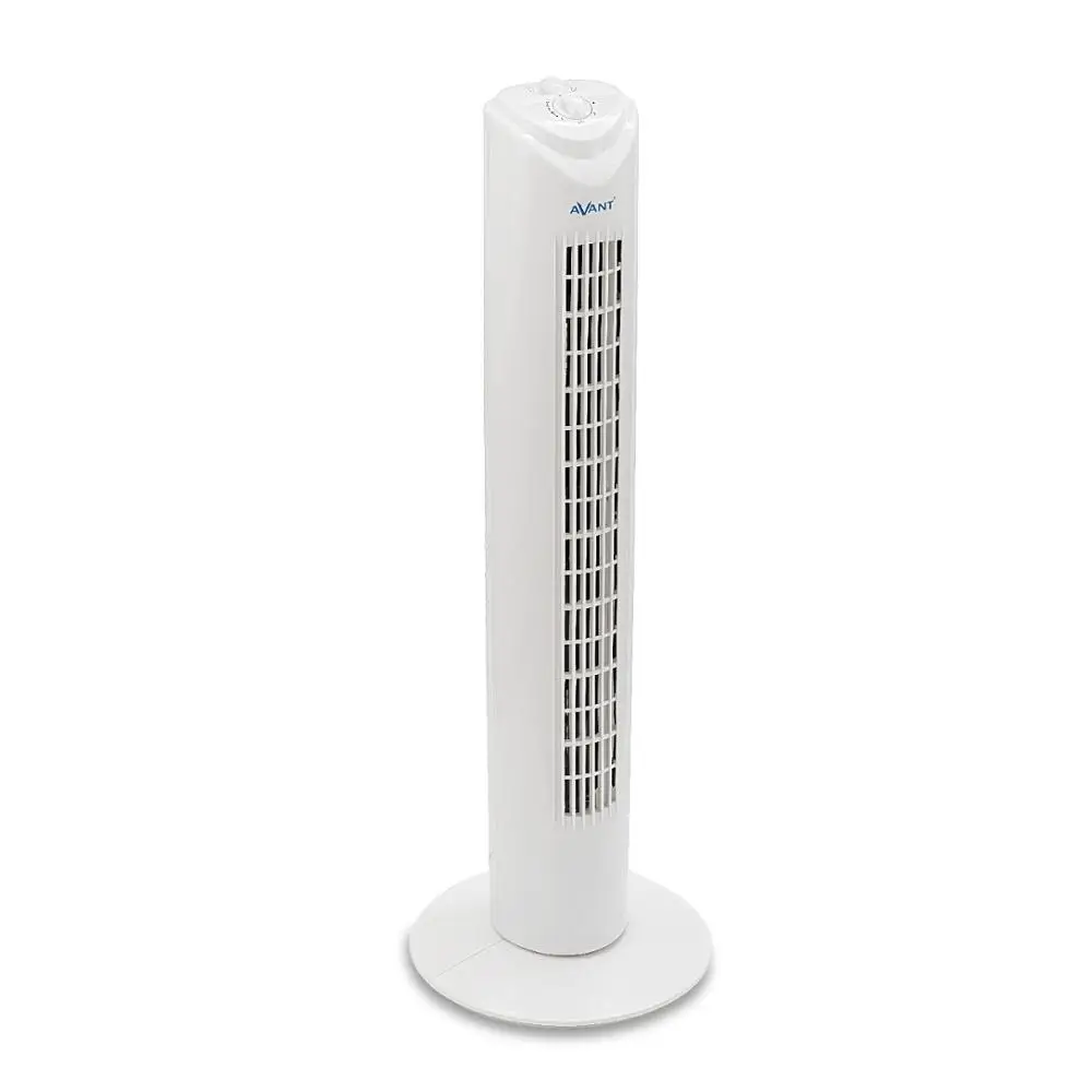 Tower Fan AVANT AV7728 oscillating 80 Cm 50W 3 speed timer white Color home fans