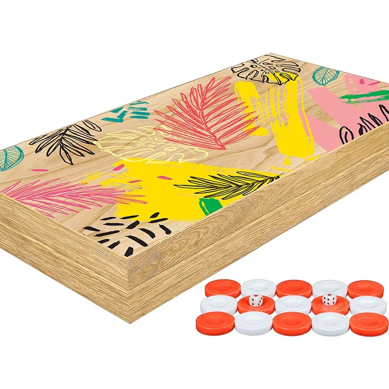 Classic Wootropic Board Game Backgammon Set