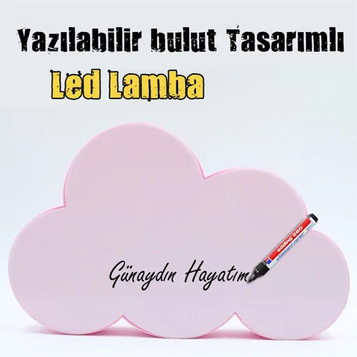 Writable Cloud Design Led Lamp