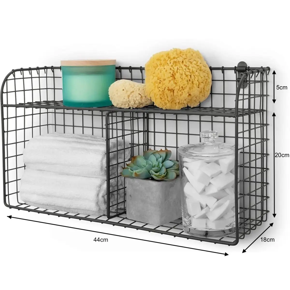 Metal Bathroom Kitchen Wall Rack Towel Rack Wall Mounted Towel Rack Bathroom Black Towel Holder WD107