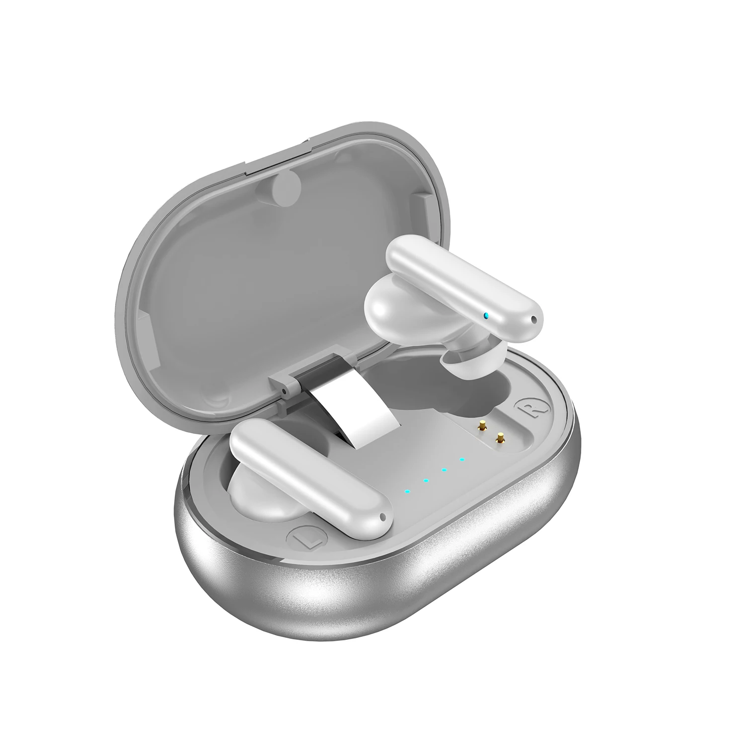 TWS Baru Benar Headset Bluetooth Nirkabel Noise Cancelling 5.0 Sentuh Binaural In-Ear Gaming Latensi Rendah Earbud Baterai Besar