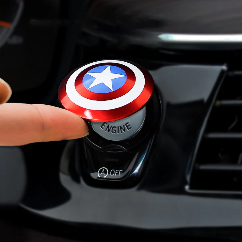 

Car Interior Engine Ignition Start Stop Button Protective 3D Interior Sticker Car Interior Accessories