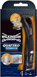 Wilkinson Sword Quattro Titanium Precision Razor.