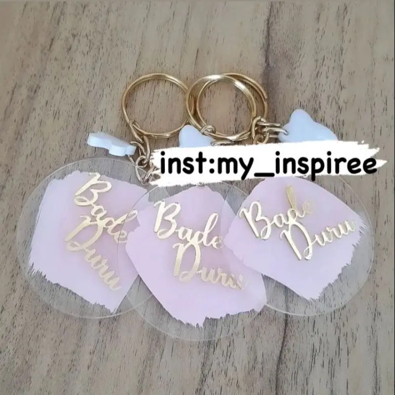 

Keychain 50 PCs can be customized Promise engagement wedding party baby shower wedding birthday gift and all occasions For costumes