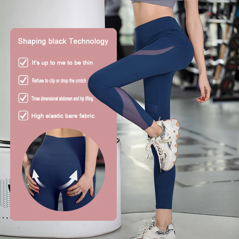 

Seamless Leggings High Waist Winter Clothes Women Pants Women Yoga Gym Leggings Women Sport Leggings Workout Leggings With Mesh