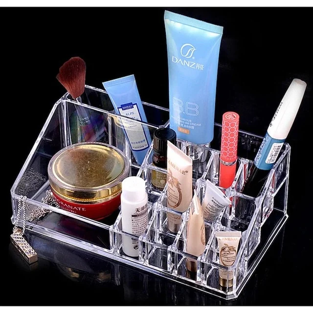 16 Compartments Cosmetic Makeup Nail Polish Lipstick Jewelry Organizer 236657323