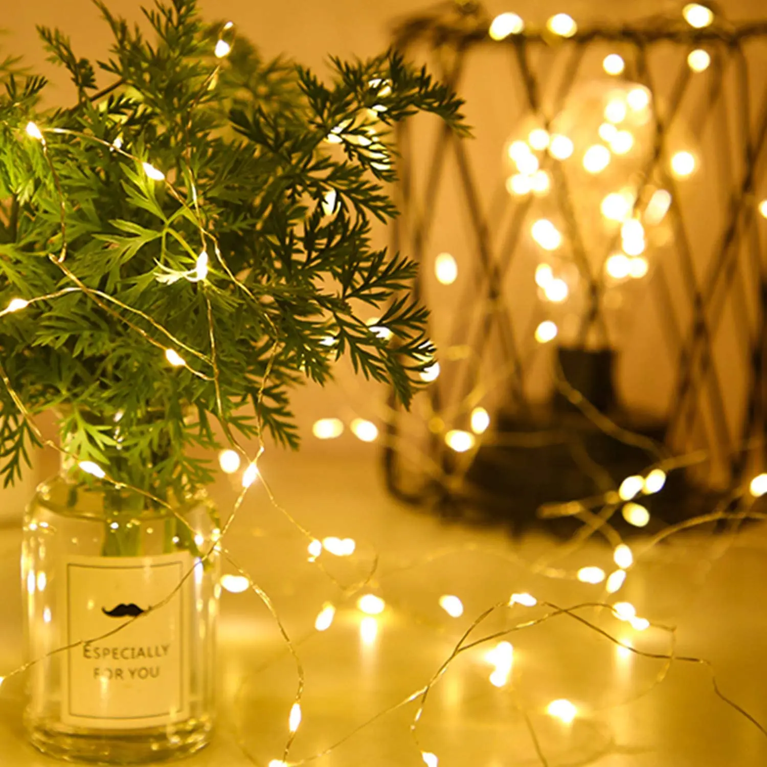 

LED String Fairy Lights Copper Wire Curtains Christmas Garland Indoor Bedroom Home Wedding New Year Decoration 2M5M10M