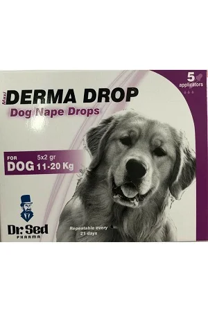 CCA External Parasite Drops For Dogs Maxi Derma Drop 5x1 Ml 11-21Kg