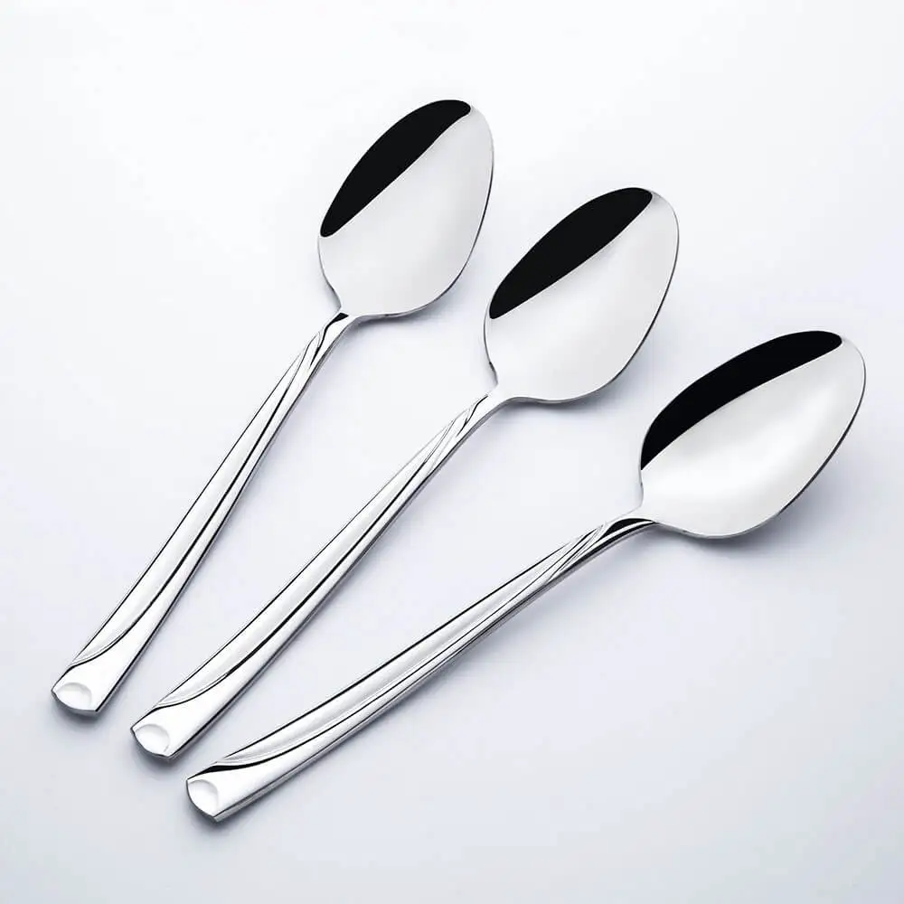 فييستا الساتان 12 قطعة عشاء قاعدة الملاعق