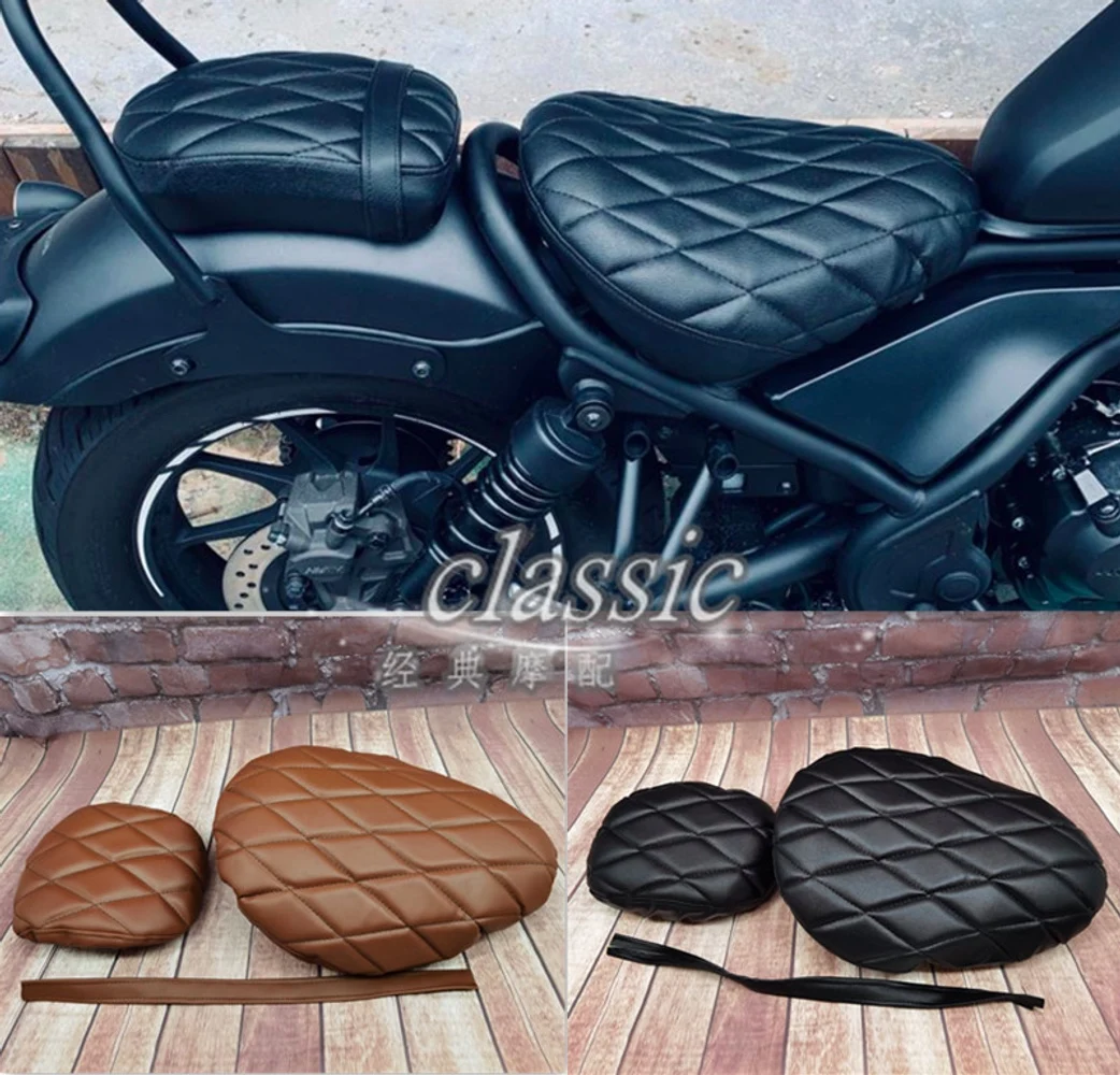 front-driver-solo-rear-passenger-saddle-seat-pad-covers-for-honda-rebel-cmx300-cmx500