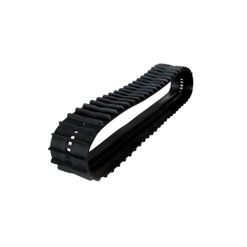 

130×18.5×76 130mm Width 18.5mm Pitch Custom Heavy Duty Large Robot Rubber Tracks Caterpillar Tracks For UGV Robots