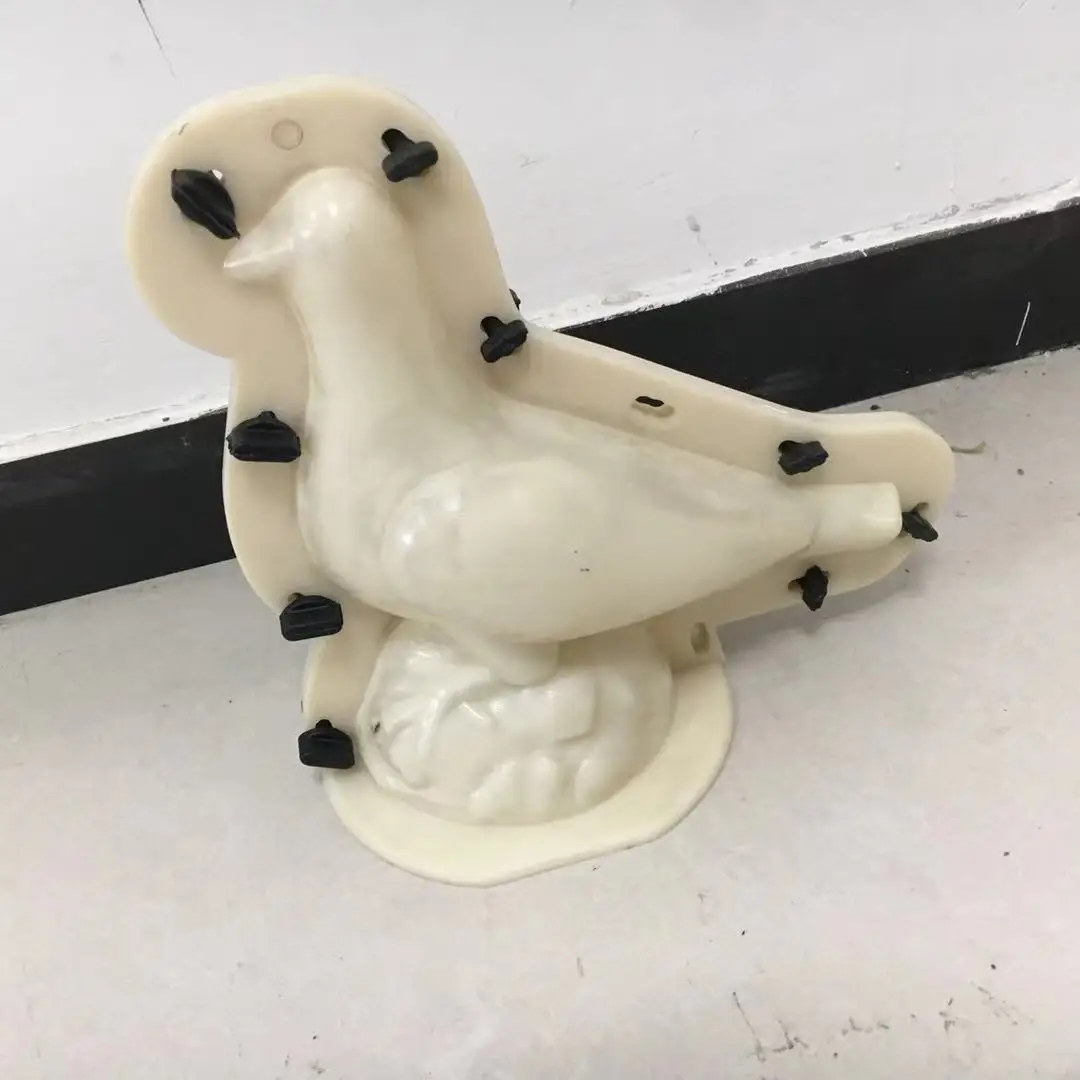 

ABS GRC милый голубь своими руками с закрытыми крыльями павлин цемент бетонная вилла домашний балкон садовое животное статуя круглый шар