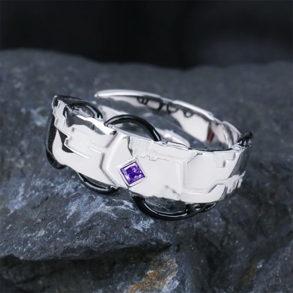 TWINKANIME Anime Ghost in the Shell Open Band Finger Ring Cosplay Prop High Durability Adjustable