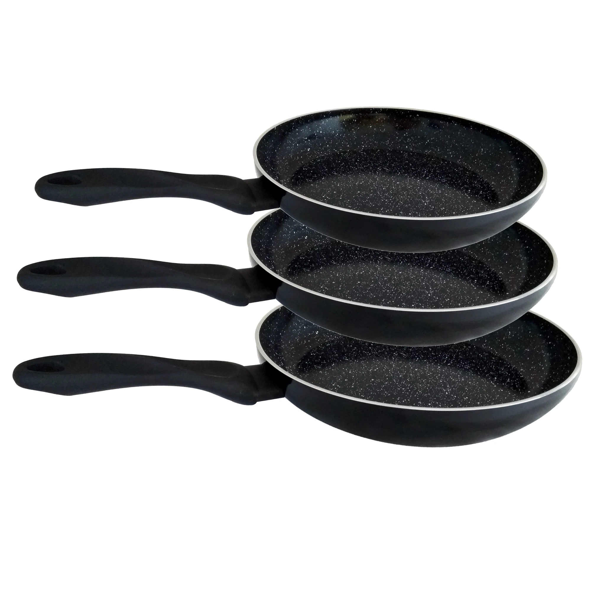 Set of pans (20,22,24cm) or (26,28,30cm) in aluminium suitable for all kinds of fires SAN IGNACIO Essence