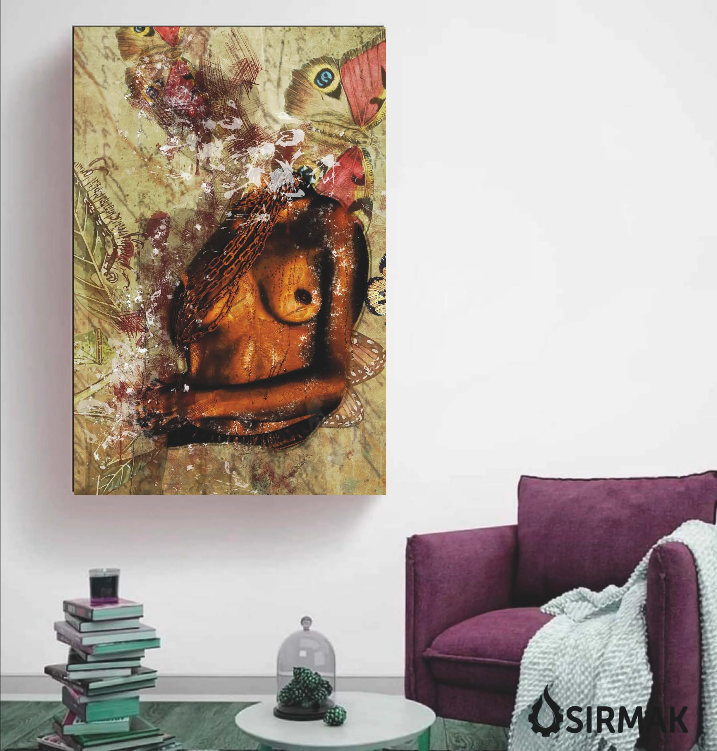 

PRESTIJHOME Women's Decorative Canvas, Interesting, Curious, Hobby, Painting, Decoration, Sensual, Unique Design, Fast Delivery