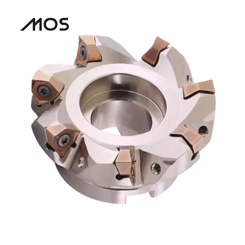 

MOS MFWN900 Milling Cutter Head Face Mill 50-22-4T 63-22-5T 80-27-6T 100-32-7T Milling Head CNC Milling Tool Insert WNMU080608