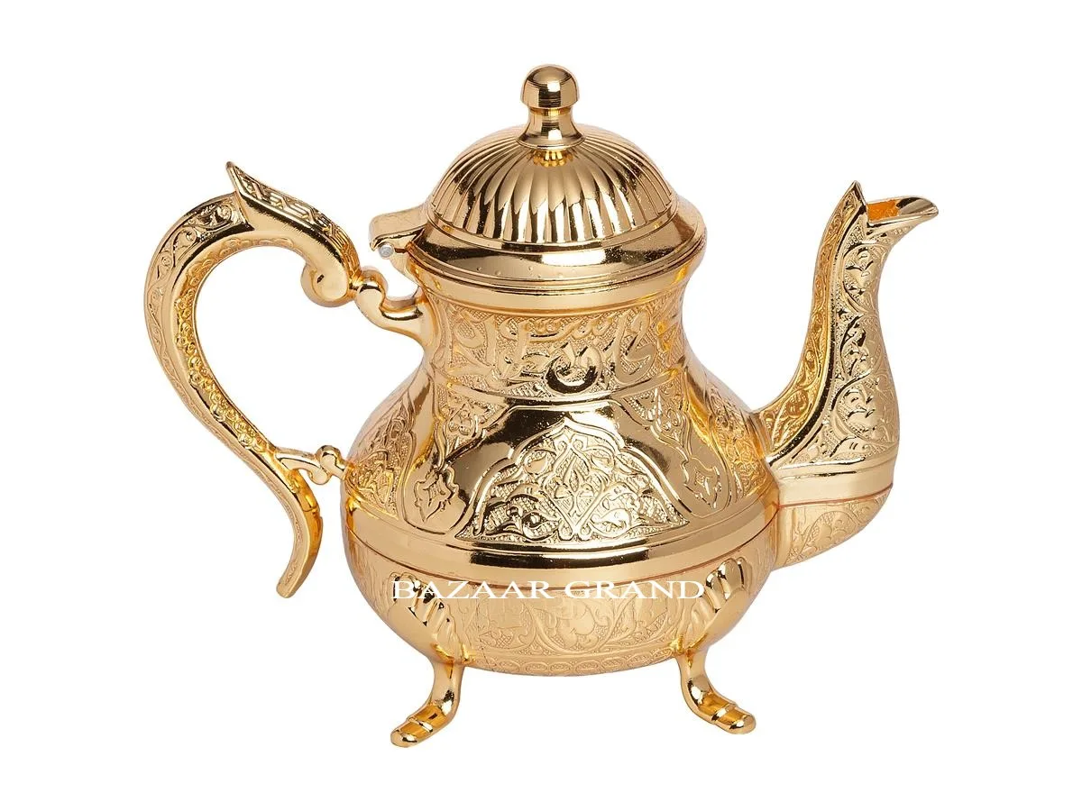 QUALITY TEAPOT WITH ZAMAK COLORS PATTERNED WEDDING GIFTS GREAT PRESENTATIONS WITH YOUR AWESOME DECOR  FREE SHİPPİNG