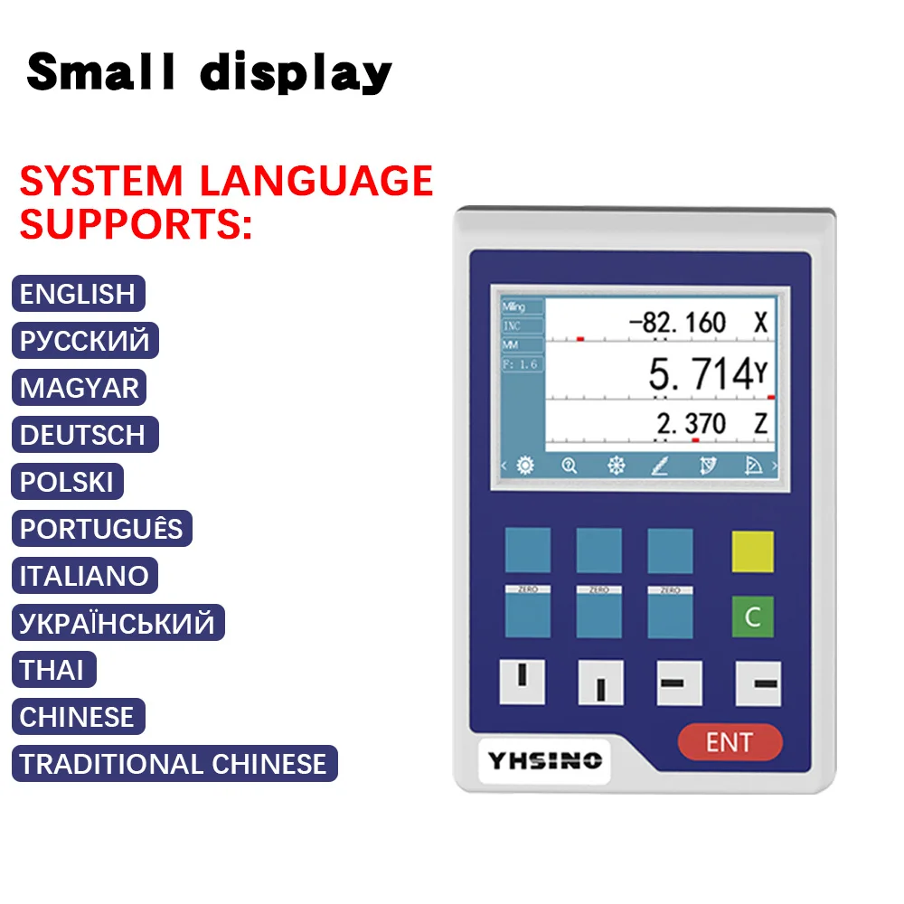 Imagem -03 - Sino-grade Magnética Régua Codificador Pequeno Torno Display Encoder Dro Signal Escala Linear Óptica Balance Milling Machine Ka300