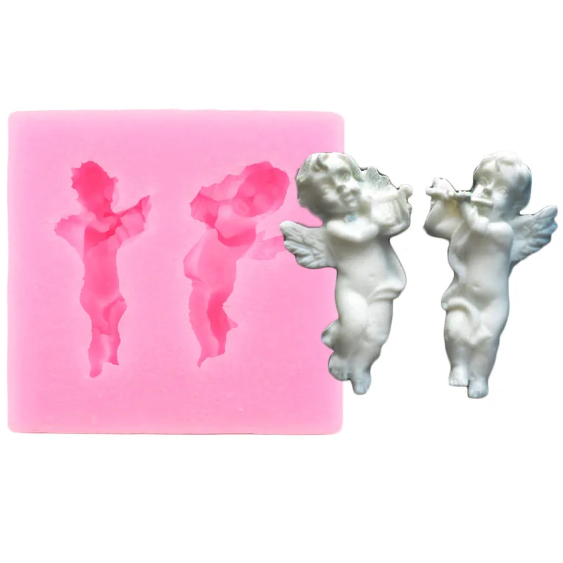 Sugarcraft Mini Angel Baby Silicone Mold Fondant Molds Cake Decorating Tools Chocolate Gumpaste Mould Kitchen Baking Accessories