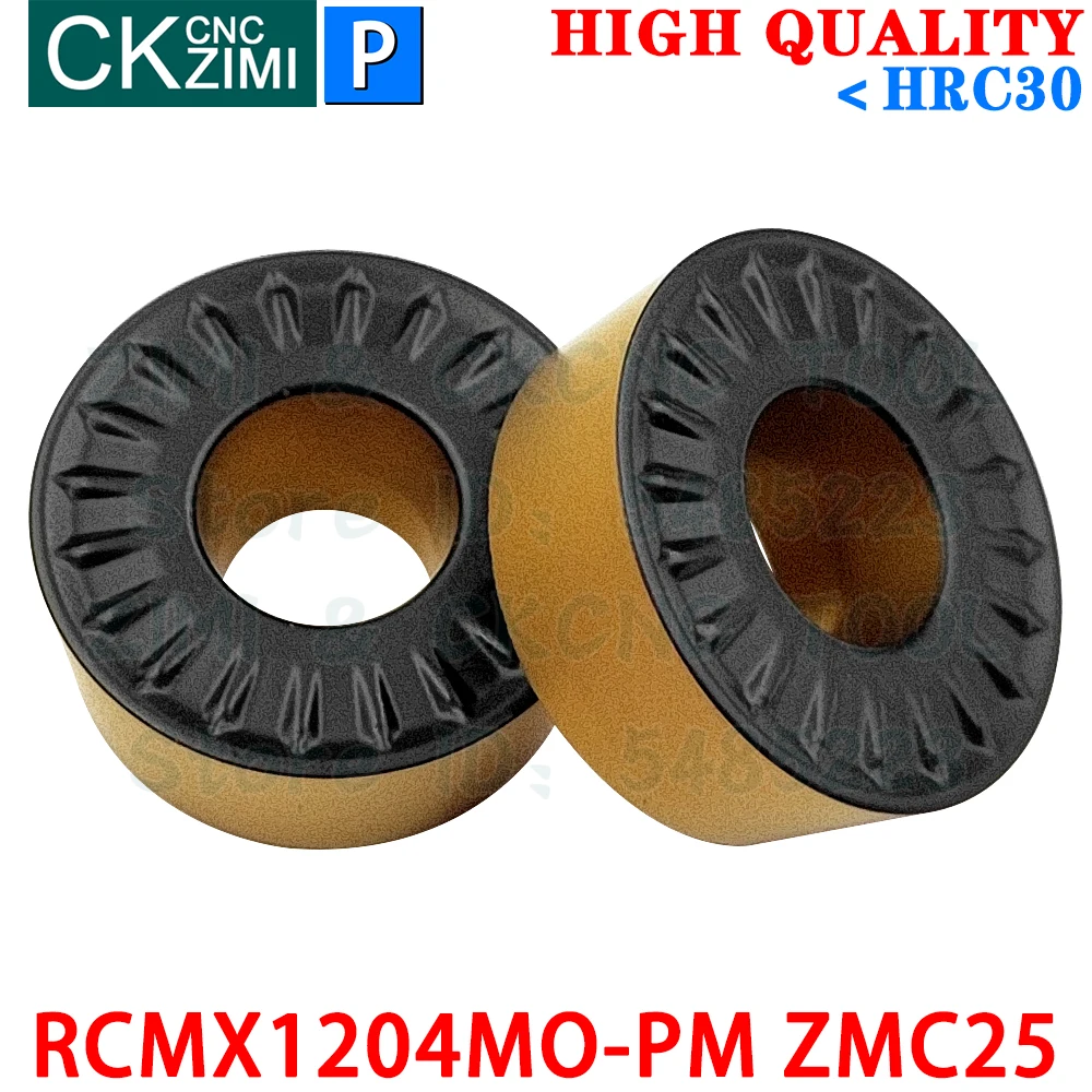 RCMX1204MO-PM ZMC25 RCMX 1204MO PM R6 Твердосплавные пластины Пластины для круглого фрезерования Индексируемые инструменты для торцевого фрезерования Инструменты для токарных станков с ЧПУ Для стали Нержавеющая сталь