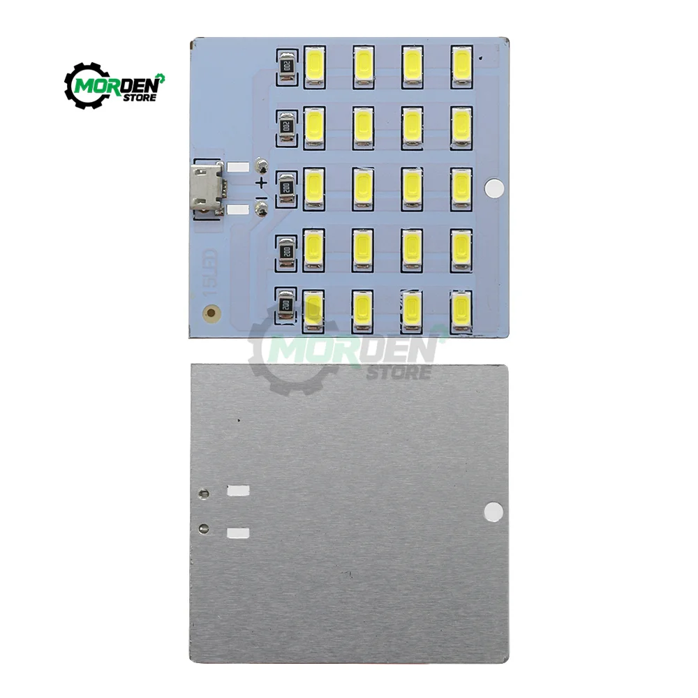 5730 smd 5V 430mA~470mA White Mirco Usb 5730 LED Lighting Panel USB Mobile Light Emergency Light Night Light Accessories