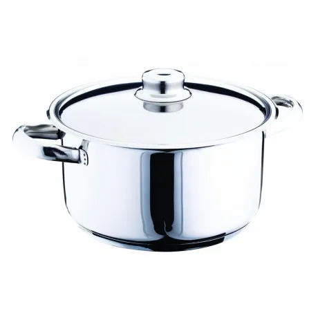 Stainless Steel 20cm High Quality Pot Saucepan  Stewpot with Lid  Made in Turkey