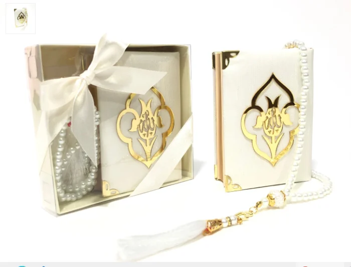 Islamic Holy Book Quran Kuran-i Kerim  and Tesbih Gift Set In Box