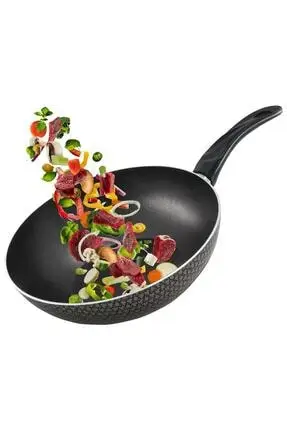 Granit casting nonstick stylish Anthracite color 28cm wok