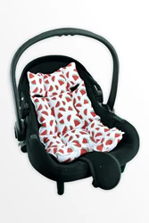 24 Different Colors & Patterns Organic Cotton Muslin Pushchair Cushion 100% Cotton Baby Newborn Quality Made in Turkey