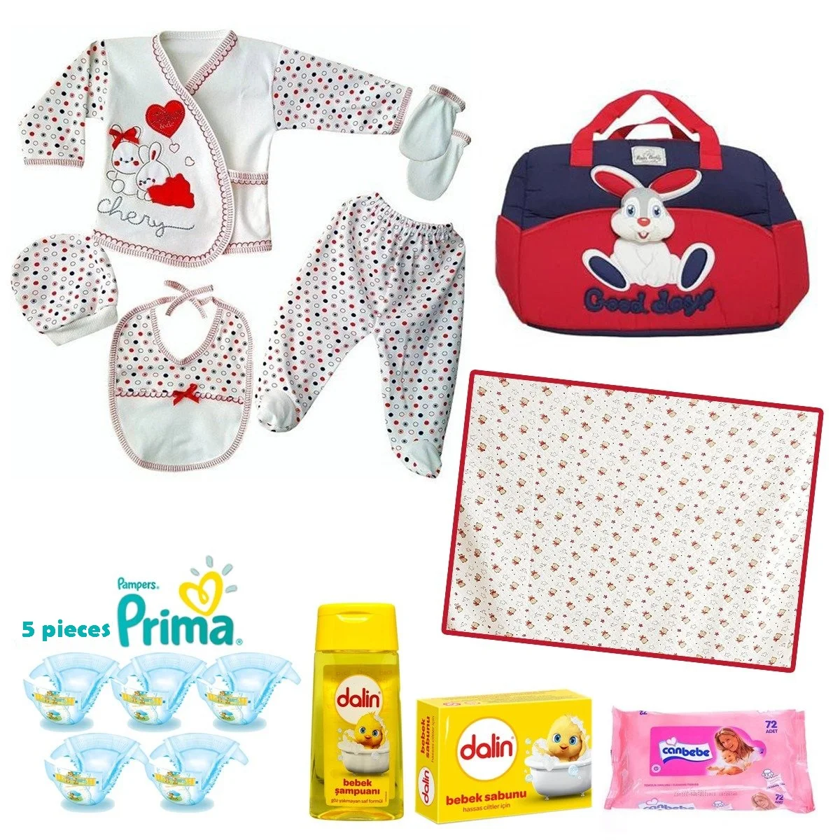 Male Baby Care Set Hospital Output Team Maternity Set Bag Wet Wipes Shampoo Blanket 2021 New Season Deal Product