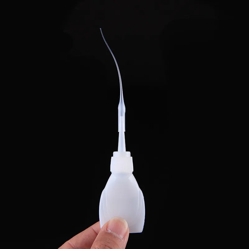 100pcs502 Instant Superglue Dropper Lengthened Nozzle Syringe Bottle Cap Catheter Dropper Adhesive Tool
