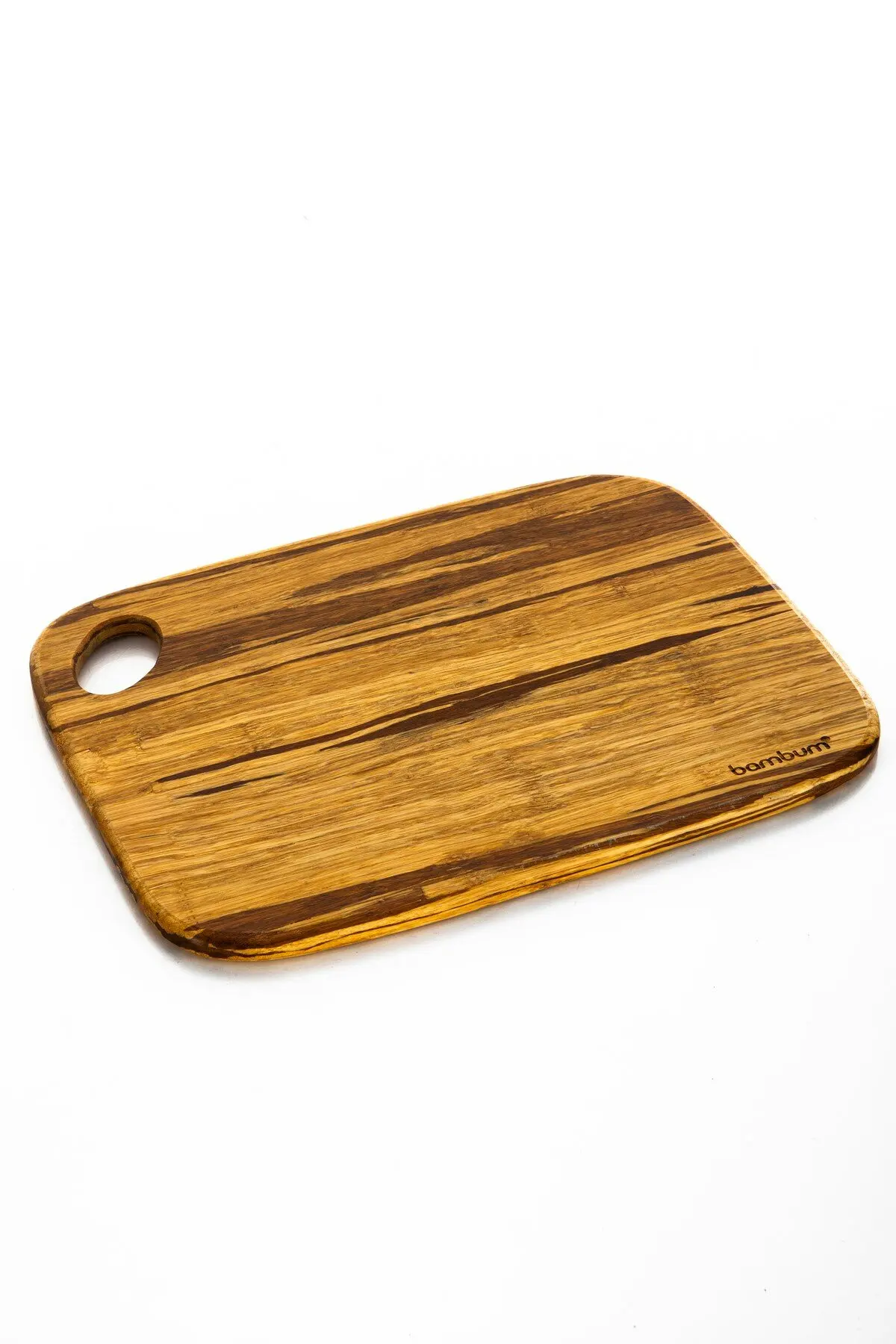 Bamboo Chopping board Black and Wood Cutting Board Wooden Kitchen Accessory Board Chopping Board for Bread Trays Carrying