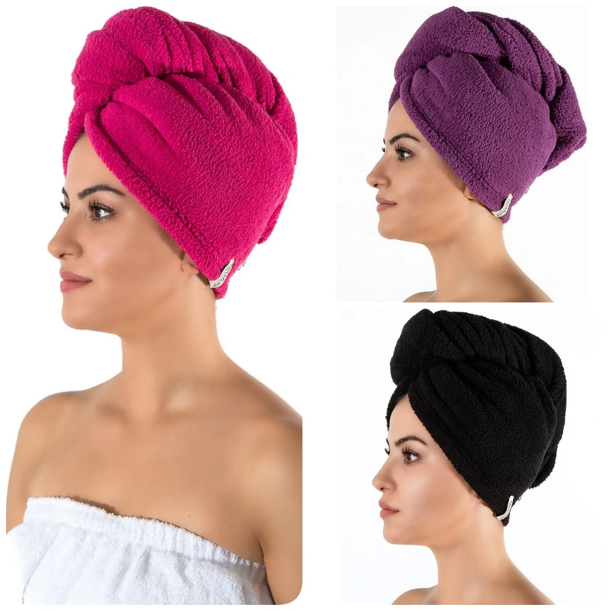 

Women Towels Bathroom Microfiber Towel Hair Towel Quick Dry Hair Cap Shower Cap Bath Towels For Adults Strong Water Absorbent