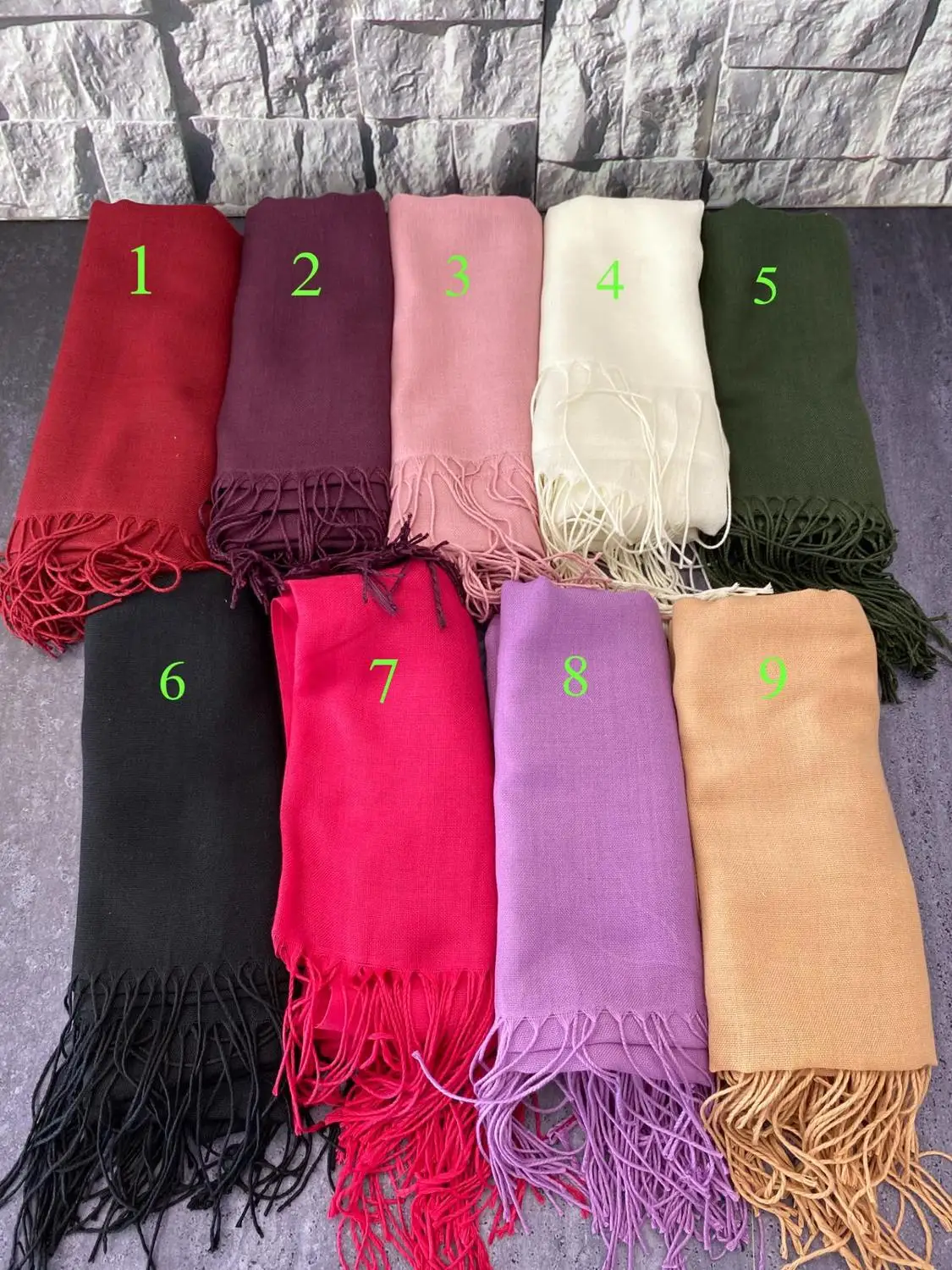 Pashmina Shawl Scarves Wraps Foulard Femme Wedding Favors for Women Gifts for Guest Pure Cashmere Scarf  ЖЕНСКАЯ ШАЛЬ