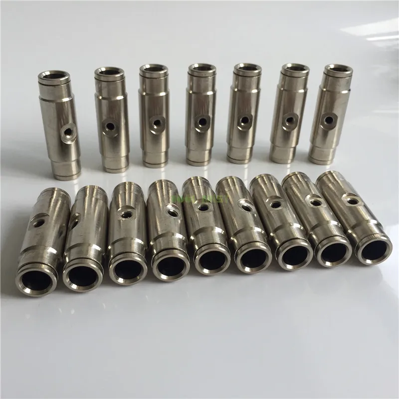 

H123 Nickel slip lock one hole fitting for 3/8'' tubing high pressure 80bar misting system for Cooling and humidifying 10pcs/lot