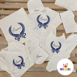 Baby Boy Girl Personalize Newborn Clothing 10-pcs Hospital Outlet Custom Fabric Babies Healthy Safe Outfit Sets Dresses