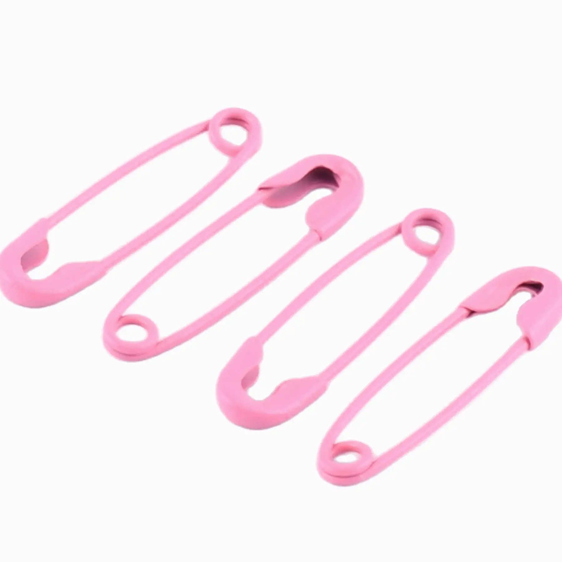 100pcs Pink Mini Safety pins Metal Safety pins Small Pins Marker Tag Apparel Accessories Safe Craft Knitting Cross Stitch Holder